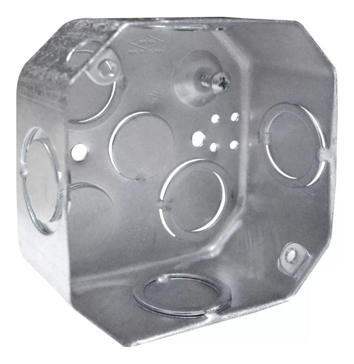 CAJA GALVANIZADA CONDUIT OCTAGONAL CERTIFICADA